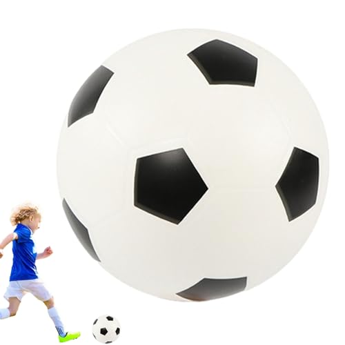 KERALI Balón de fútbol silencioso, pelota de fútbol de espuma de alta densidad, pelota silenciosa de entrenamiento en interiores, pelota de fútbol de espuma suave, pelota de entrenamiento silenciosa