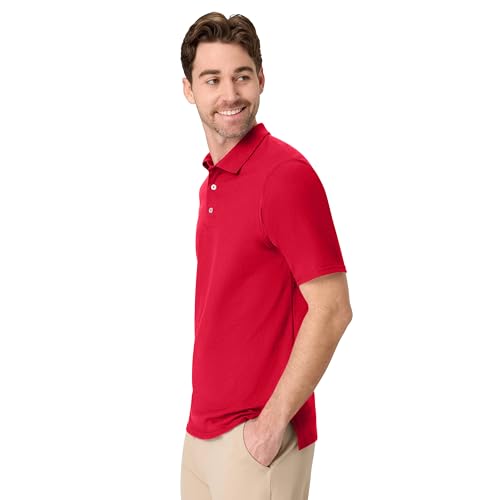 Hanes Men's Short Sleeve X-Temp Performance Polo4
