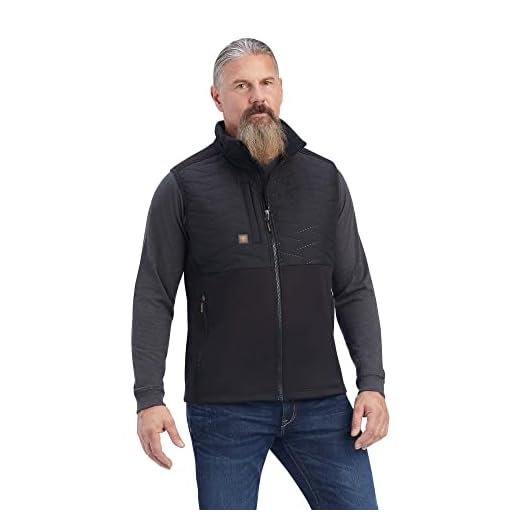 Ariat Male Rebar Cloud 9 Vest Black Large