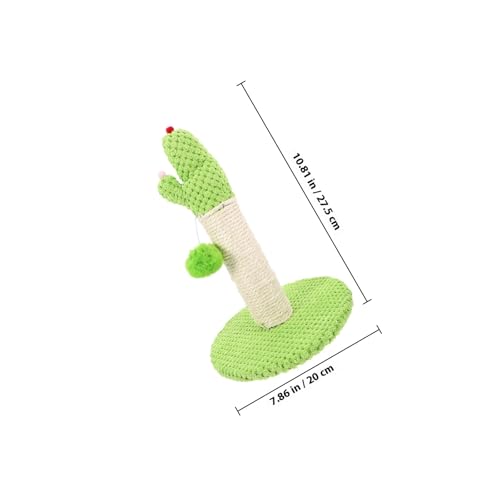 Rascador para gatos en forma de cactus tamaño pequeño miniatura 2