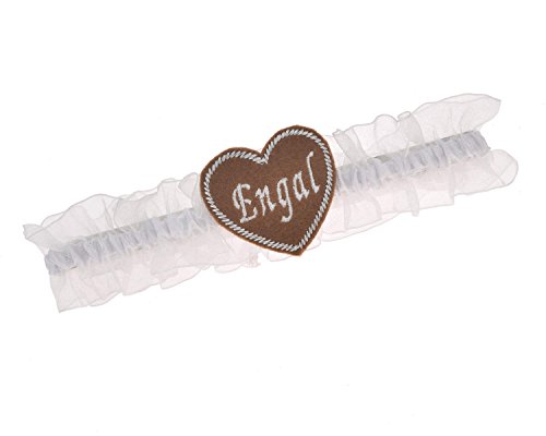 Trachten Strumpfband Edel aus Organza Cover