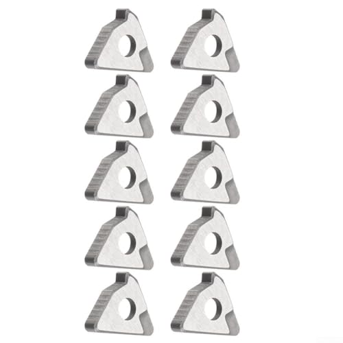 UrbanHui STM1603 Insertos de cuña de carburo 10 piezas para CNC torno rosca torneado precisión barra de herramientas protección 16ER AG60 16IR AG60 SER SNR SNL soporte 14 7x13 6x3 2mm