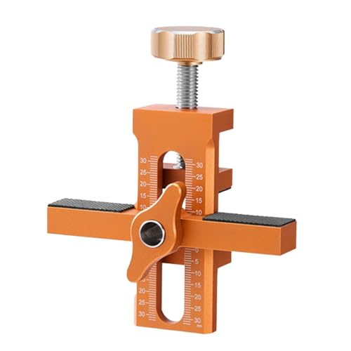 Cabinet Door Positioner, Strumento di installazione regolabile, in lega di alluminio, montaggio Jig Tool, Versatile Door Locator, Kitchen Door Positioner, Versatile alluminio lega di montaggio Jig for