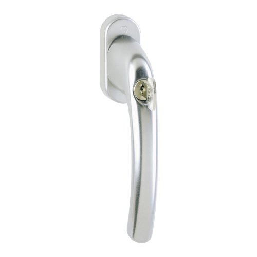 HOPPE Fenstergriff duraplus Tôkyô in Aluminium natur /abschliessbar/ inkl. Schrauben