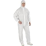 EN14126 Schutzoverall weiß CoverStar® CS 500 KAT 3Typ5, Kleidergröße : L, Farbe : weiß
