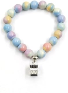 ALBASHAN Natural Alashan agate bracelet Kaaba pendant Muslim Eid al-Fitr gift Islamic accessories wristband