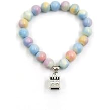 ALBASHAN Natural Alashan agate bracelet Kaaba pendant Muslim Eid al-Fitr gift Islamic accessories wristband