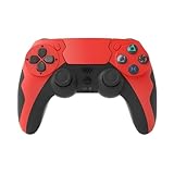 【eスポーツ専用ワイヤレスコントローラー】1000Hz応答 ホール効果スティック トリガー切替対応 PS4/PS3/PC/スマホ 多機種対応 6軸ジャイロ マクロ機能 プロ玩家推奨