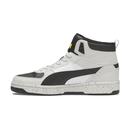 PUMA Mens Rebound Joy Speckle High Sneakers Shoes Casual - Off White3