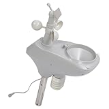 YWBL-WH Kit Previsioni Meteo Fai-da-Te, Cavo Lungo 10 M a 4 Conduttori, Connettore a USB, Ideale per Lo Sviluppo di Software Proprietario, Stazione Meteorologica per Misurare i