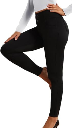 Agenlulu High Waisted Dress Pants for Women Slim Pencil Leg Elastic Waist Pull On Work Slacks for Women Business Casual3