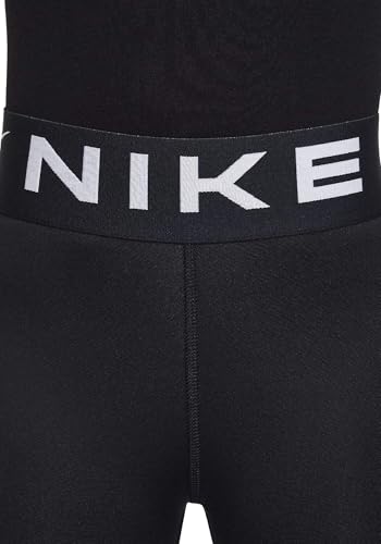 Nike Air Essential Big Kids' (Girls') High-Waisted Flared Leggings Size - Medium Black/White3