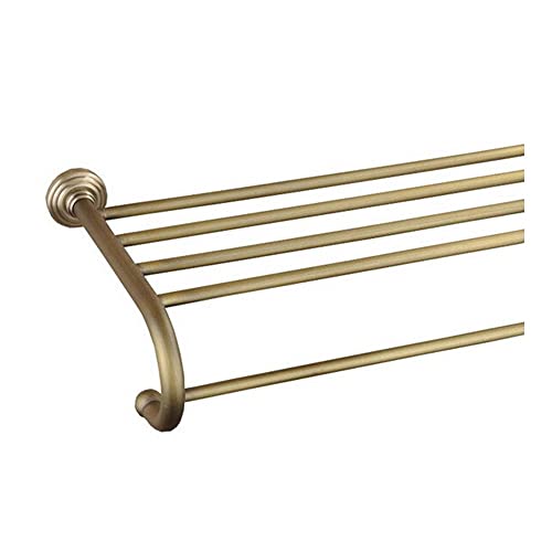 Porte-serviettes étagère vintage résistant pour optimiser le rangement mural