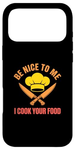 Be Nice to Me I Cook Your Food ファニーシェフ スマホケース iPhone 17 Pro Max 用