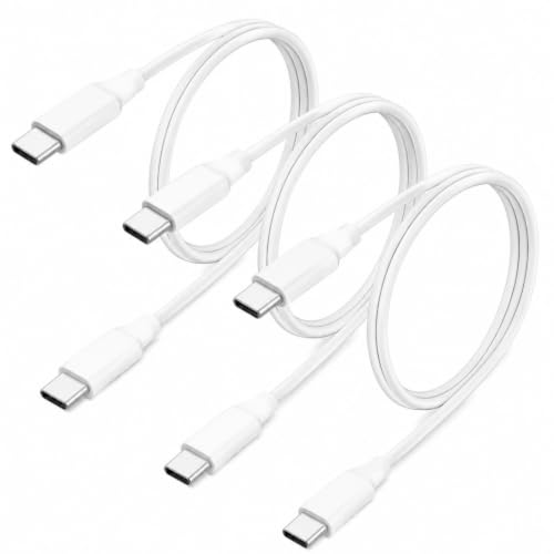 CQZYSM 3PCS Câbles USB C Vers USB C 1M, Charge Rapide 60W Pour Smartphone 17 16 15 Pro, S23 S22 S21 S20, Câble USB Vers USB C