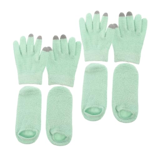 Guantes hidratantes táctiles y calcetines con gel COLLBATH que reparan la piel seca por la noche