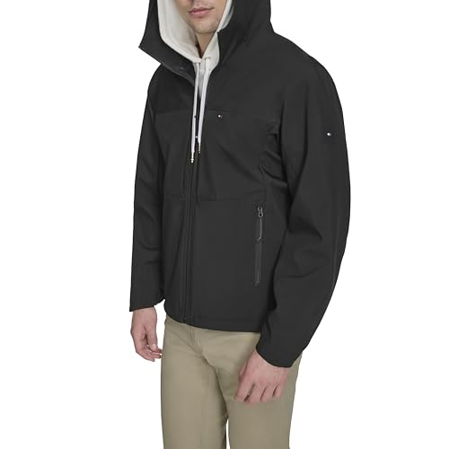Image of Tommy Hilfiger Men's Tommy Hilfiger Men's Softshell Rain Hoody