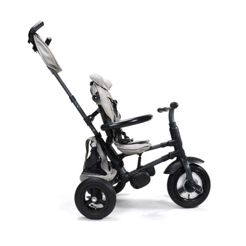 Image of Rito Plus Folding Stroller & Toddler Bike with 3 Point Harness Belt, Gray
