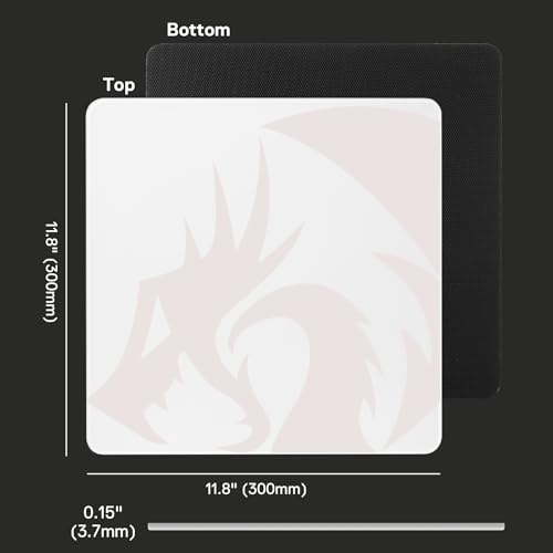 Tapis de souris en verre Redragon PG1M surface de précision durable - 7