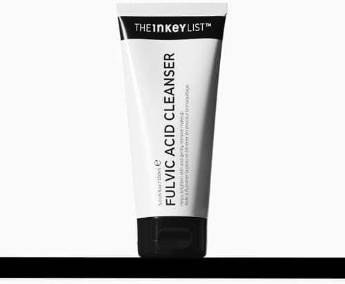 The INKEY List Fulvic Acid Brightening Cleanser 5 Fl Oz, Removes Makeup, For a Healthy Looking Complexion, Fragrance Free, Suitable For All Skin Types