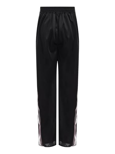 Kids Boys Girls Tear Away Basketball Sweatpants Loose Fit Button Post Surgery Pants with Pockets3