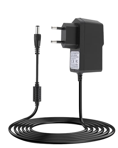 9V 1A Blocs D'alimentation de Pédale Guitare,Centre Négatif Manchon Positif pour Pédale d'Effets/Looper/Stompbox,1M 9V 1000 mA Alimentation Bloc Adaptateur...