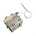 710 Thermostat For Oven And Fryer, 120-200°C For Commercial Fryers Woks Steamers Ovens Industrial Gas Control Valve Thermostat