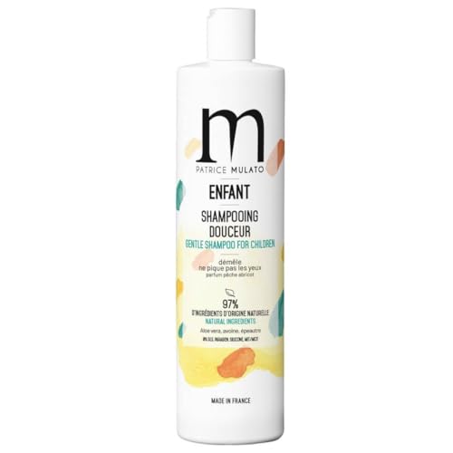 Shampooing enfant douceur Mulato anti picotement yeux pour stopper les pleurs au bain