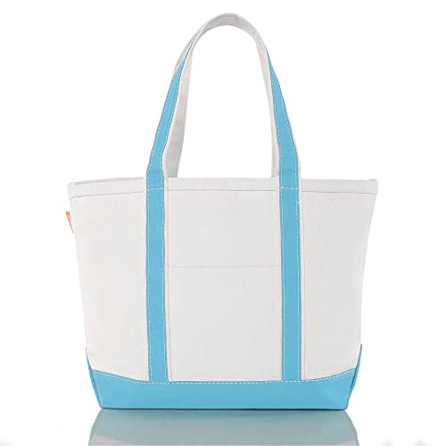 Bolso tote clásico mediano de lona para mujer miniatura 1