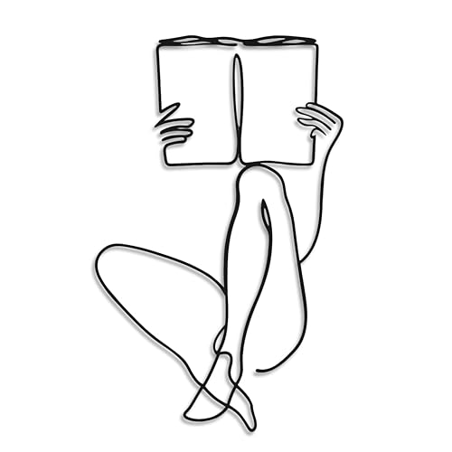 Dkant Decorazione da Parete in Metallo (30x45 cm) - Decorazione Minimalista per Soggiorno, Camera da Letto, Cucina e Ufficio - Naturale e Moderno - Facile Fissaggio con Nastro Biadesivo (Senza Fori)