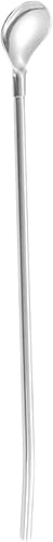 Miniatura 1 de Cucharas de paja de metal, cucharas de paja para bebidas, pajitas de bombilla de té de yerba mate, pajitas de cuchara de acero inoxidable, cucharas