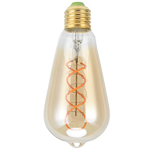 Hyuduo HYUDUOK28HM0CEGF Led Bulb Vintage Led Bulbs 4W 110V Led Filament Light Bulb Dimmable Flexible Spiral Led E27 Lamp Holder Filament Warm Light thumb #8