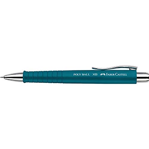 Faber-Castell Design, Poly Ball XB Ballpoint Pen, Teal, FC241155