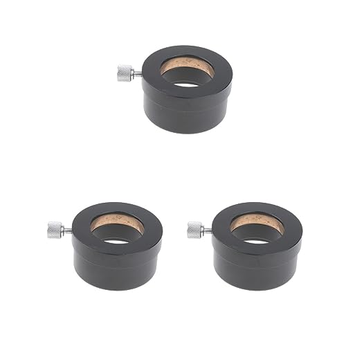Adaptateur oculaire 50,8 mm vers 31,7 mm en métal pour télescope, lot de 3 pièces