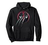 Marvel Studios Deadpool & Wolverine Slashed Icon with Claws Pullover Hoodie
