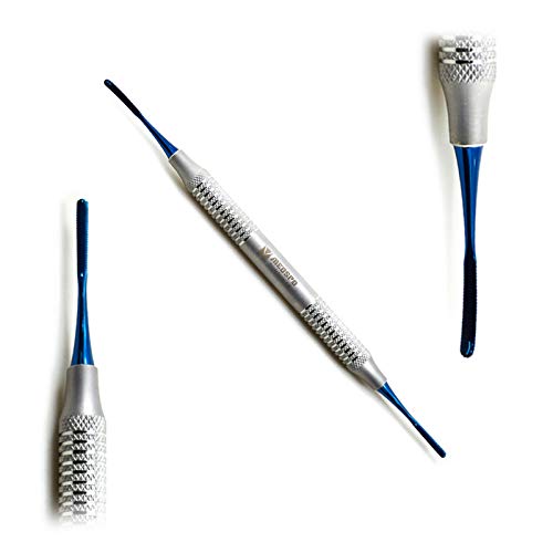 Medspo Professional Dental Instruments Osteotome Periotome Luxating Elevator Implant | Orthodontic Pdl Teeth | Surgical Root Extraction (Titanium Coated Tips Sinus Lift Ppael & Ppaela Set Of 2) #TOP4