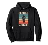 Vintage Retro Griego Dioses Antigua Grecia Mitología Hermes Sudadera con Capucha