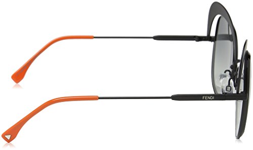 Fendi Women's Cat Eye Sunglasses, Black/Dark Grey, One Size #TOP2