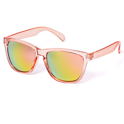 Lunettes de soleil pour vacances et extérieur effet miroir