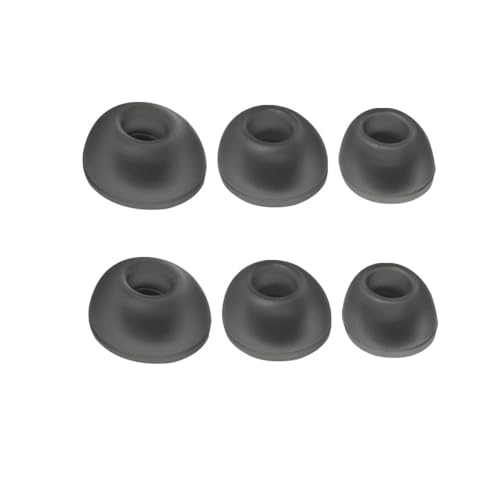 3�g �C���[�s�[�X for JBL LIVE PRO2/Free2�Ή��C���[�p�b�h �C���z���L���b�v �����p �V���R���C���[�J�b�v �Չ��� �C���z���J�o�[ �_�炩�� ����~�� (�u���b�N)