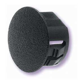 2497 DD-625-550 Black Double D Hole Plug (Package of 250)
