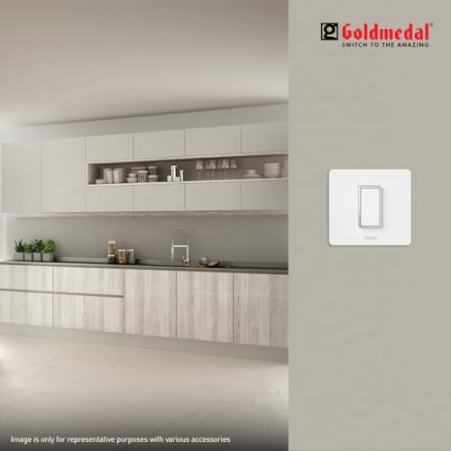 Image of Goldmedal Air 1 Module On /Off Blank Module, 1 way, White - (Pack of 50)