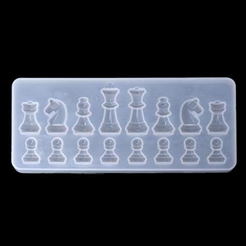 Rubsy International Chess Shape Silicone Mold DIY Clay Epoxy Resin Mold Pendant Molds