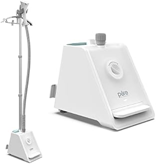 Pure Enrichment PureSteam Pro Upright Clothes Steamer - Professional Standing Garment Steamer & Foot Pedal - Half Gallon Tank with 1 Hr of Steam at 4 Heat Levels that Heats in 45 Seconds