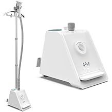 Pure Enrichment PureSteam Pro Upright Clothes Steamer - Professional Standing Garment Steamer & Foot Pedal - Half Gallon Tank with 1 Hr of Steam at 4 Heat Levels that Heats in 45 Seconds