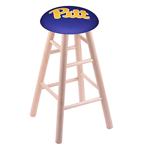 Holland Bar Stool Co. Maple Bar Stool in Natural Finish with Pitt Seat by The