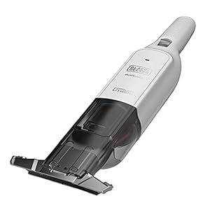 BLACK+DECKER, Pelicano handstofzuiger. 12V voeding en 1.5Ah Lithium batterij. Uitschuifbaar en open mondstuk, oplaadaansluiting en accessoires,meerkleurig