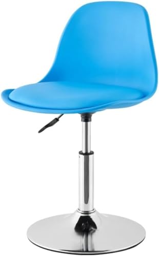 PVTK�J�E���^�[�`�F�A ���~�o�[�X�c�[�� ��]�� �w������t�� ���~���o�[�`�F�A �ω׏d120kg PU���U�[ �_�C�j���O �L�b�`�� �X�c�[�� �I�t�B�X�p �n�C�`�F�A ��]�֎q (77*38.5cm,�u���[)