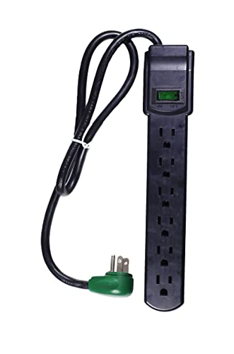 Go Green Power Inc. GG-16103MSBK 6 Outlet Surge Protector cover