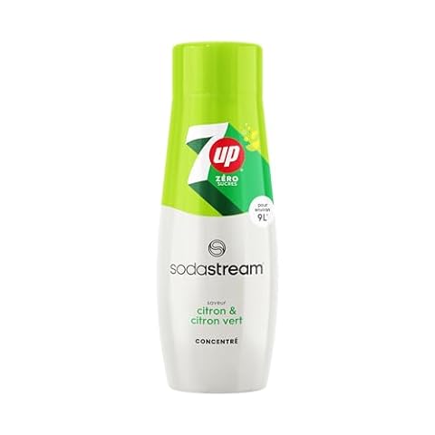 Sodastream Koncentrat 7UP Free – Bez cukru – 100% Oryginalny Smak – Z Miarką – 440 ml